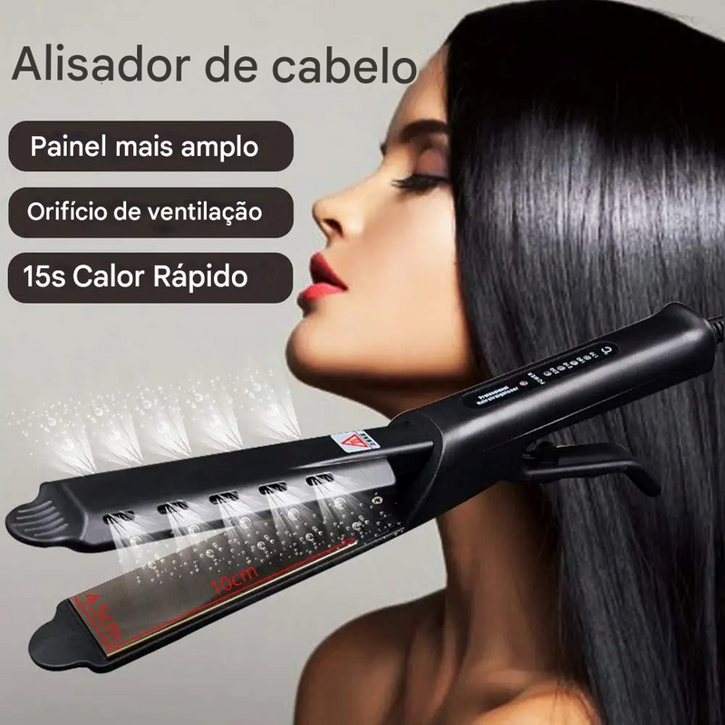 RadiantLuxe®— A Única Chapinha que Trata Enquanto Alisa | Queima Estoque🔥