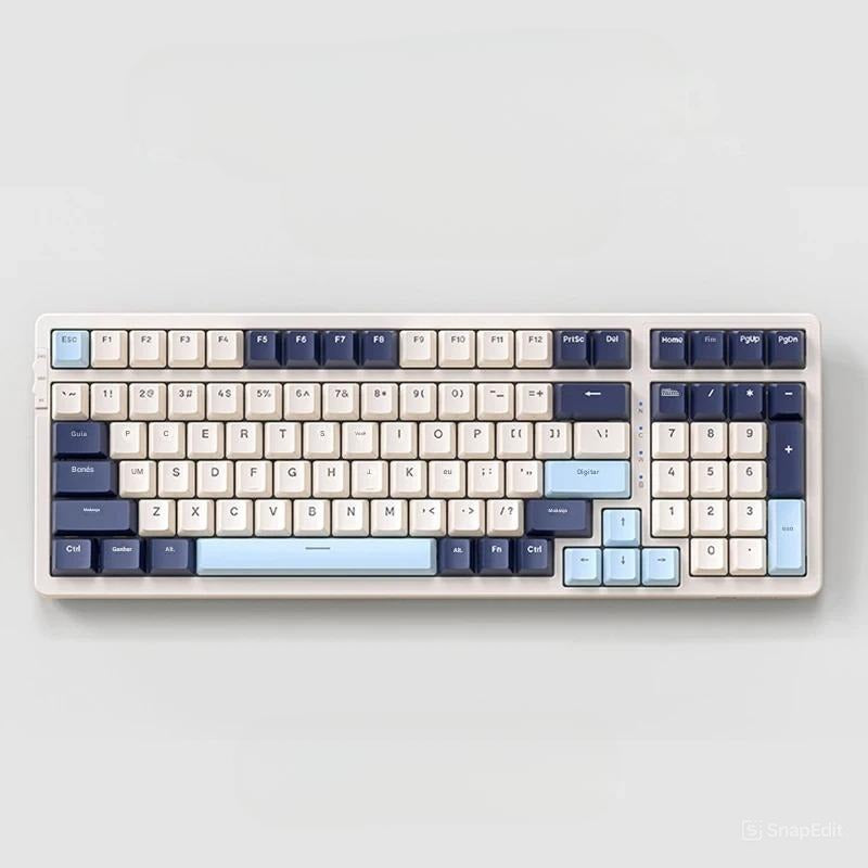 Teclado Mecânico sem fio K8 Pro™ — Performance Máxima + Iluminação Multicolor