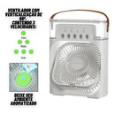 Mini Ar-Condicionado 3 em 1 | Gela, Umidifica e Ilumina Luz LED Ventix Max | QUEIMA ESTOQUE 🔥